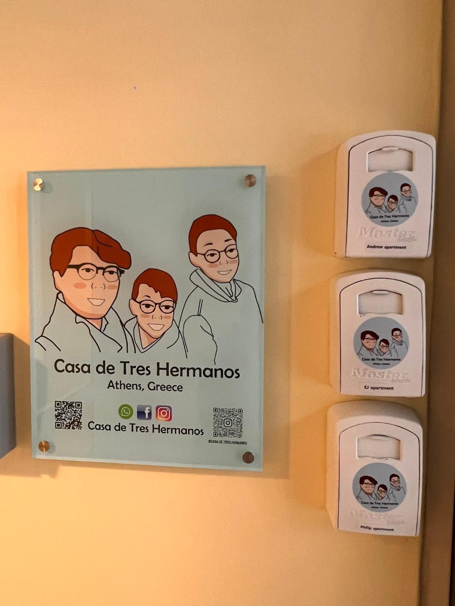 Casa De Tres Hermanos In The Heart Of אתונה מראה חיצוני תמונה